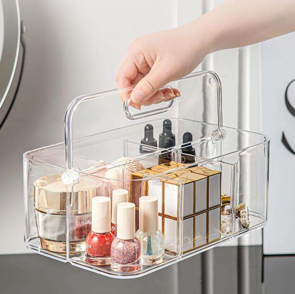 Portable Travel Makeup Organizer – Stylish Cosmetic & Beauty Storage Case